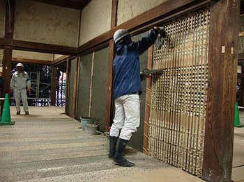 2009年11月28日第2回川越城本丸御殿保存修理工事見学会6.jpg